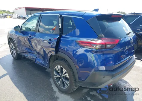 2022 Nissan Rogue Sv Intelligent Awd из США, поврежденный, VIN 5N1BT3BB3NC676332